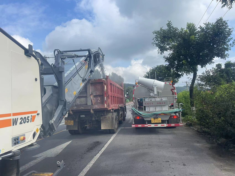 S231張臺線修復養(yǎng)護工程打響首戰(zhàn)第一槍