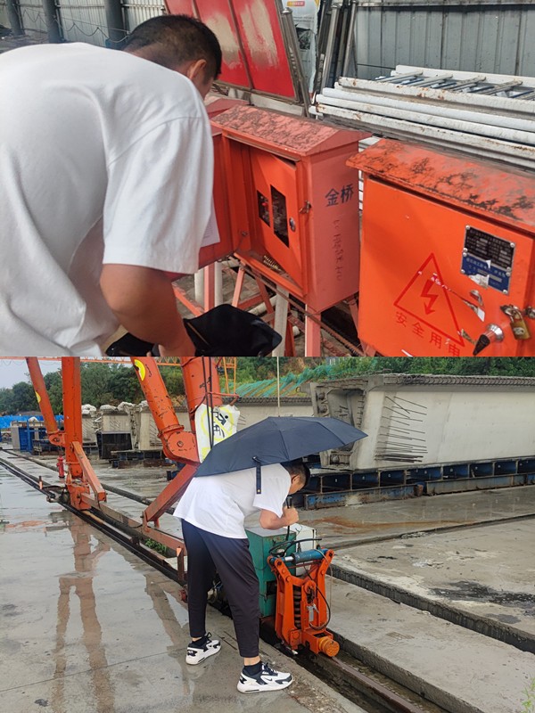 煙臺(tái)梁場(chǎng)多項(xiàng)措施防范洪澇災(zāi)害