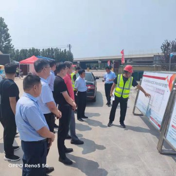 【抓作風 創(chuàng)效益】郯城G205項目迎接臨沂市公路事業(yè)發(fā)展中心半年檢查