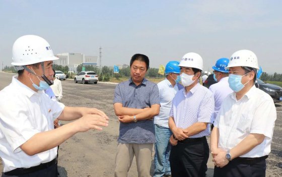 省交通廳工會王迎軍到青蘭項目部調(diào)研