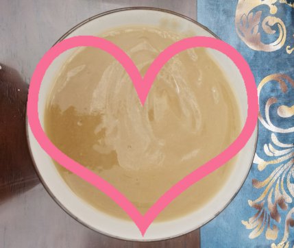 愛心“茶湯面”